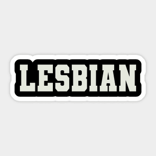 Lesbian Word Sticker